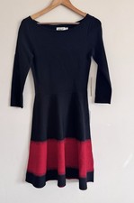 Gorgeous Knit Red Black Valentines Dress New NWT Flirty Date Night 