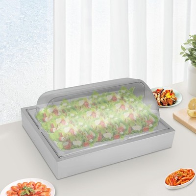Ice Food Serving Display Tray, Buffet Cold Serving Display Tray, Cooling Food