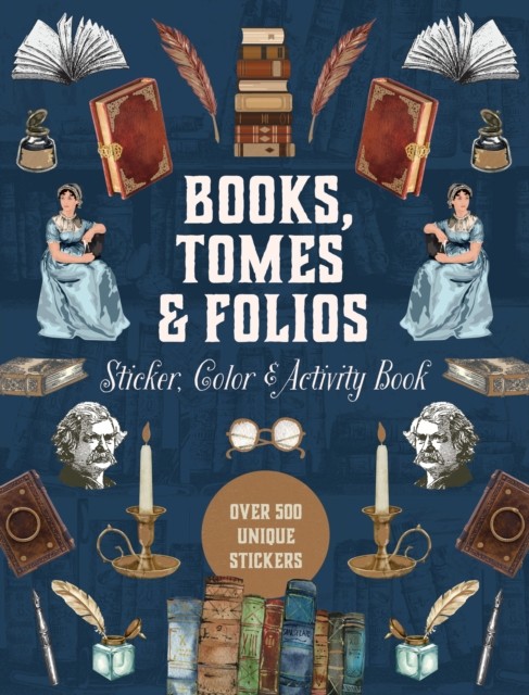 Books Tomes & Folios Sticker Color & by Books (Ed) Chartwell (HB 2026) - Image 3