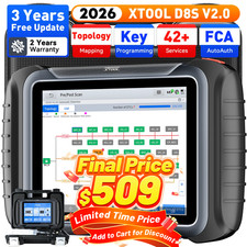 XTOOL D8S V2.0 Bi-directional OBD2 Diagnostic...