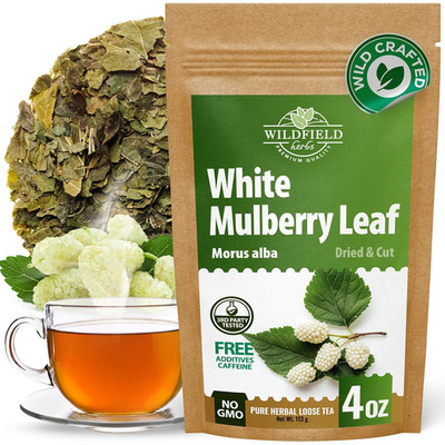 4 oz. White Mulberry Tea Mulberry Leaf Herbal Tea (Morus Alba) - 113g Herb Hoja
