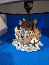 Children's Table Lamp Nohas Ark Used Vintage