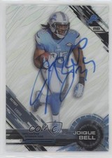 2015 Topps High Tek Pattern 1 Grass/Waves Auto Joique Bell #22 Auto 1z6