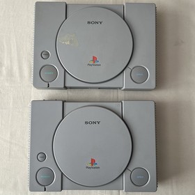 Lot of 2 Sony Playstation 1 PS1 System Consoles w/ 1 OEM Controller | For Repair