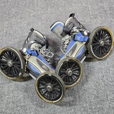 LandRoller Mojo Inline Skates Mens 6 Womens 7 Blue 150mm Wheels Rollerblades