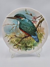 VINTAGE M.G. Fine Bone China Collector Plate "THE KINGFISHER" J.C. Harrison Bird