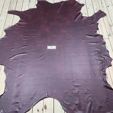 Burgundy Leather Whole Cow Hide High Quality 45.2 Sqft Windsor Burgundy L34