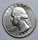 1941-P Washington GEM BU 25c ~ 90% Silver ~ Lusturous Beauty ~ S88