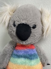 FAO Schwarz Dreamies Rainbow Koala Bear Plush 18in Stuffed Toy Lovey