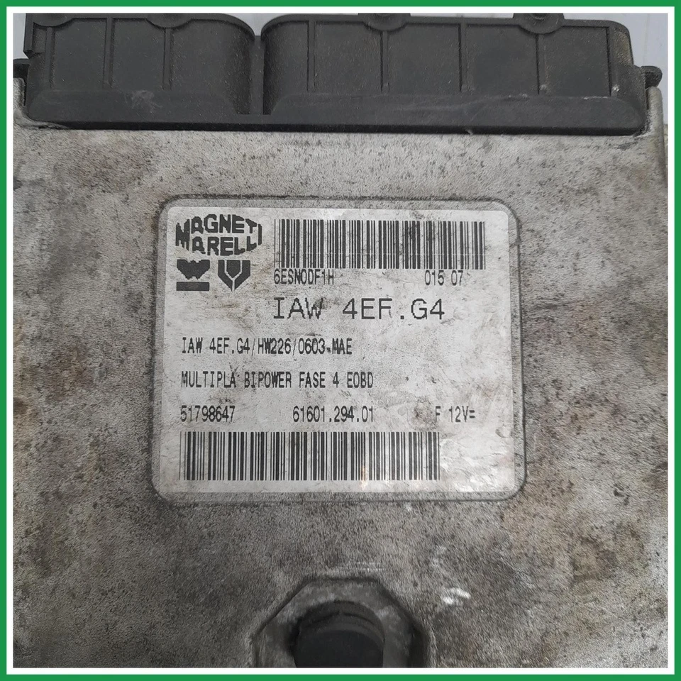 Centralina Iniezione Magneti Marelli IAW4EF.G4 Fiat Multipla II 55184487 2004 20 - Immagine 4 di 4