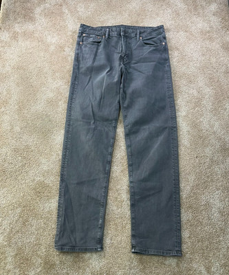 American Eagle Original Straight Jeans Men s 32x34 Gray Easyflex Denim