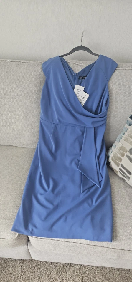 Ladies Cornflower Blue Dress Size 16 - Image 3 of 3