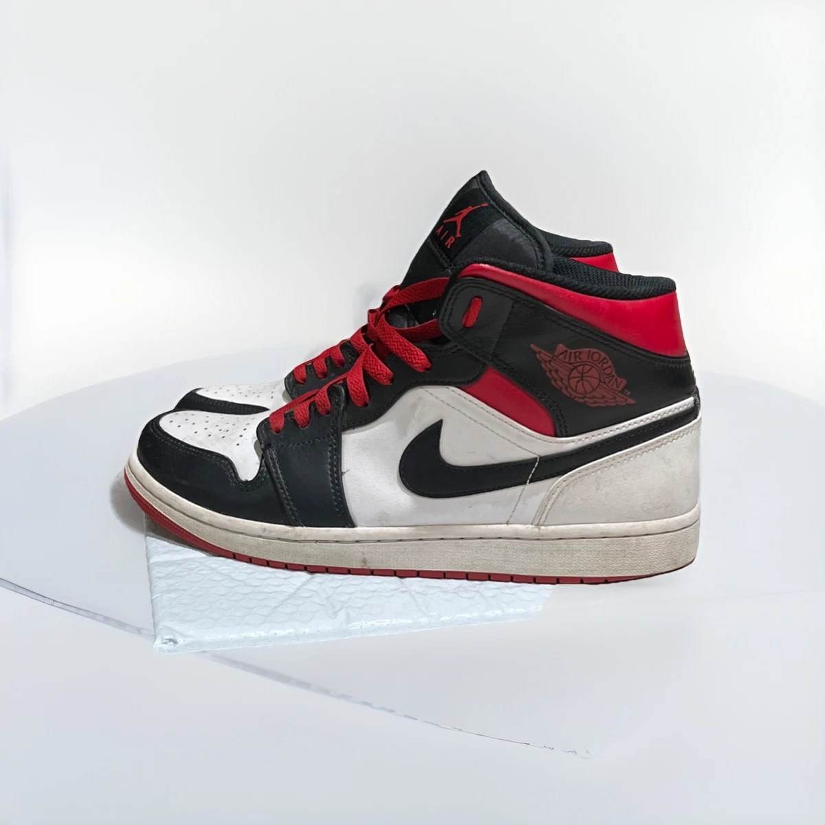 Jordan 1 Mid Gym Red Black Toe for Sale | Authenticity Guaranteed
