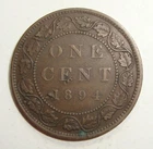 Photo of a 1894 Canada Large Cent from an eBay listing that sold on Jul 12, 2026