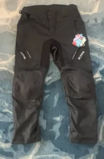 New Alpha Cycle Gear Pants Men’s 40-42 Black Motorcycle Riding Waterproof 