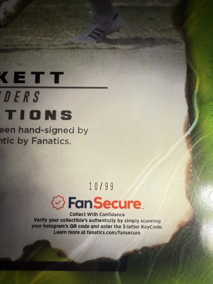 2024 First Edition Emanate On Card Auto /99 Jim Plunkett Raiders Legend - Image 3 of 4