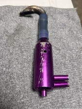 Vintage Cvec Nitro Rc Purple Aluminum Exhaust Pipe Muffler Anodized W Header