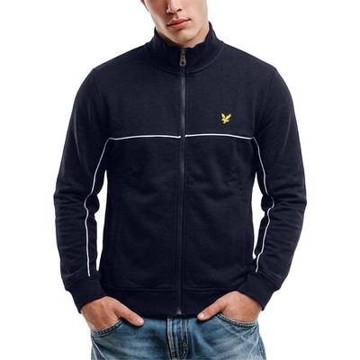 Lyle and Scott Piped Full Zip Hoodie Herren Sweatjacke dark navy 48574