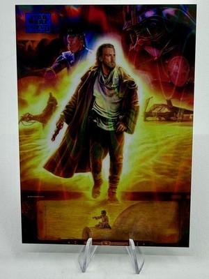 2025 Topps Star Wars Chrome Galaxy Protecting hope Blue Ray Wave 025/175 #11