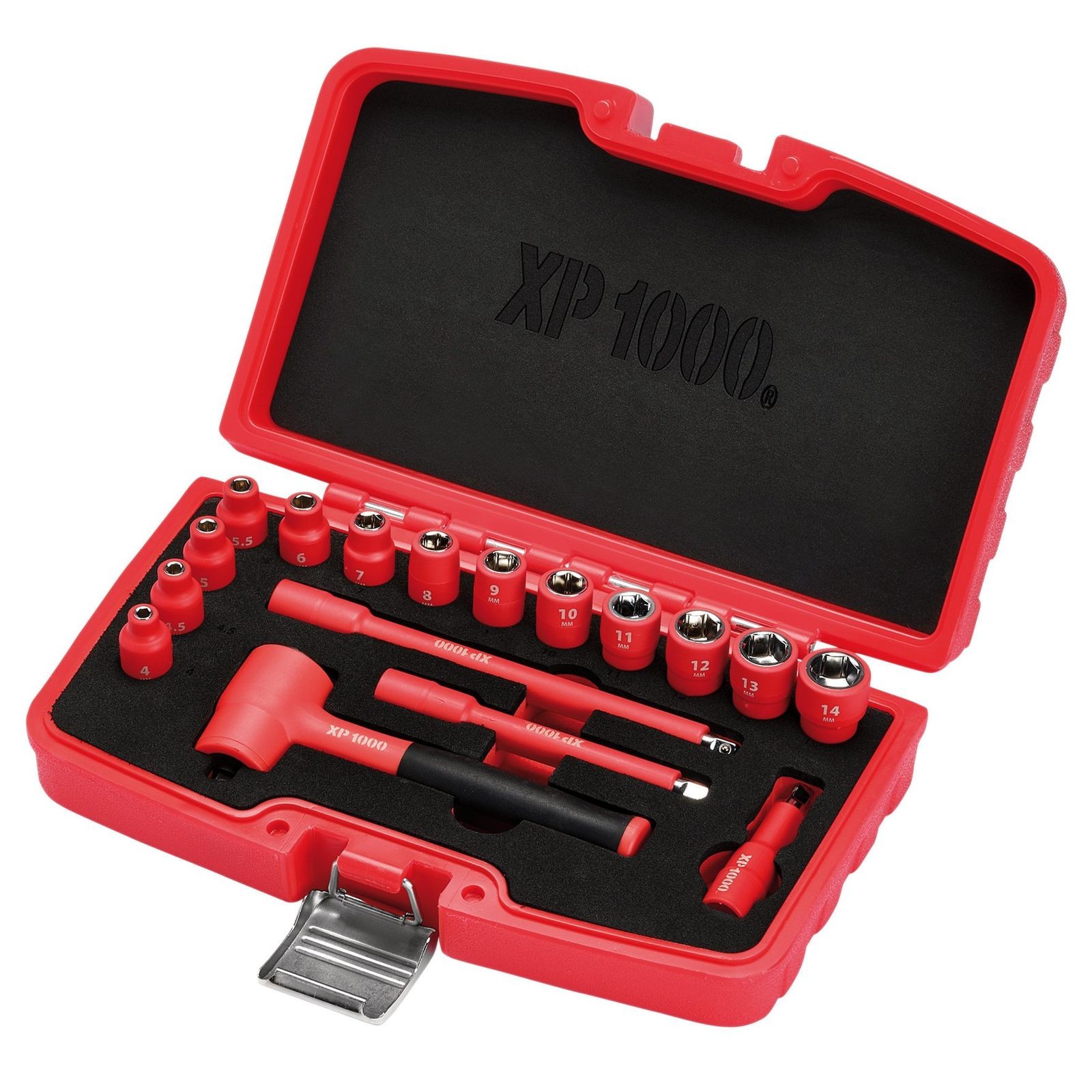 Draper XP1000 18115 VDE Metric Socket Set, 1/4" Sq. Dr. (17 Piece) - Image 2