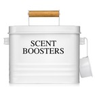 Modern Farmhouse Metal Laundry Scent Booster Beads Dispenser Container with S...