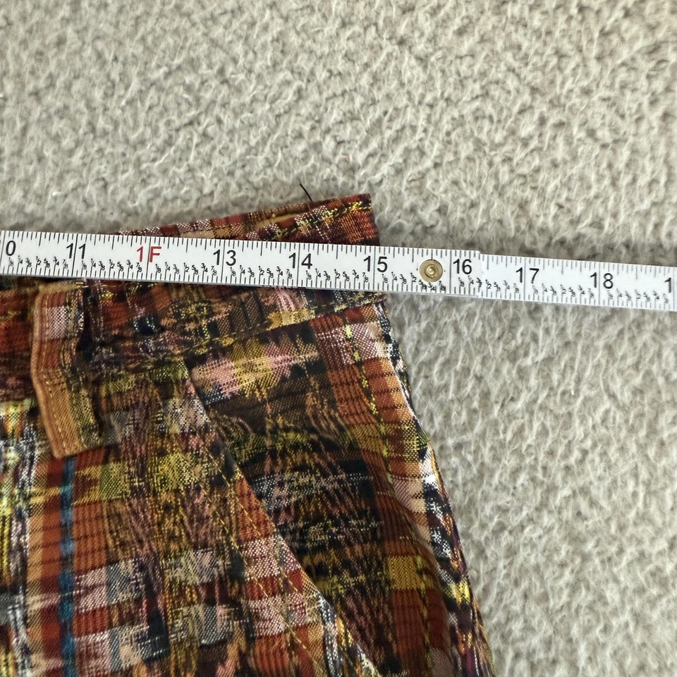 Pantalones de vaquero vintage Wrangler para hombre 30x29 tapiz retazos cintura alta años 70 Foto 4 de 4