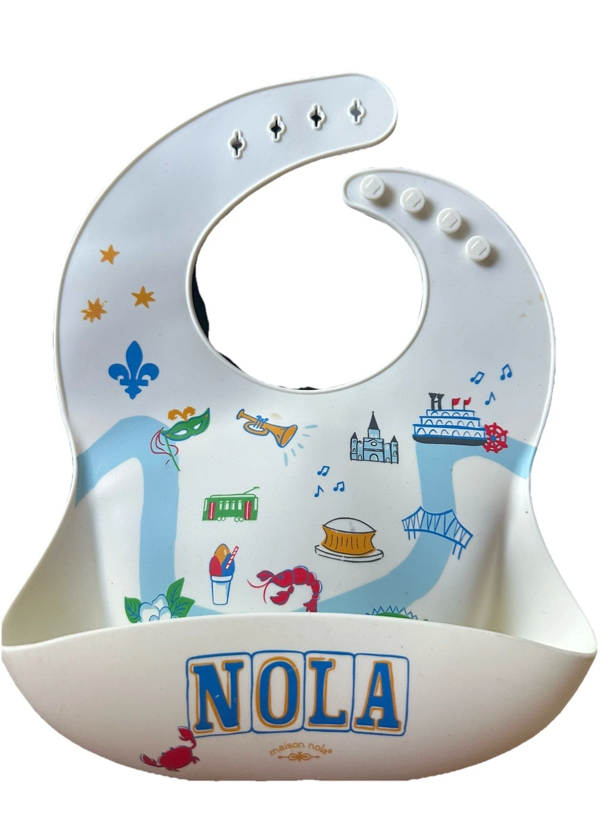 NOLA INSPIRED BABY BIB BY MAISON NOLA