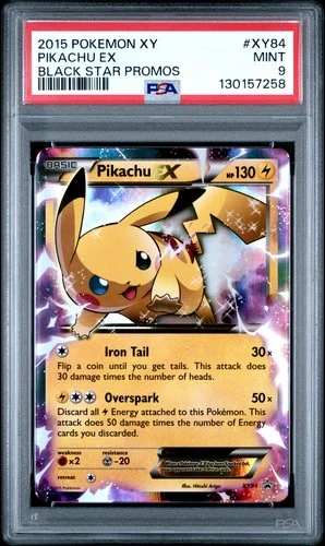 2015 POKEMON XY BLACK STAR PROMOS PIKACHU EX #XY84 PSA 9 MINT #130157258