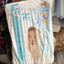 Kidgets Size N Basic Diapers 0-10 lbs 36 Count White Unisex 0.14 per diaper