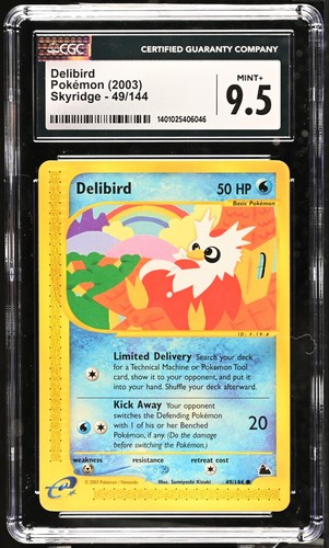 Delibird graded CGC 9.5 for sale on eBay
