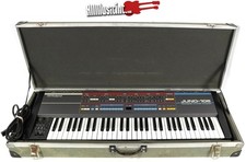1985 Roland Japan Juno-106 Programmable Polyphonic Synthesizer Synth w/ Case