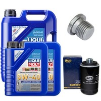 MotoröL Filter Set 5W-40 Liqui Moly 7 Liter + Schraube FüR VW Amarok 2.0 TSI