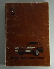 1980 Rover SD1 2300 / 2600 / 3500 V8 Workshop Manual / Workshop Manual