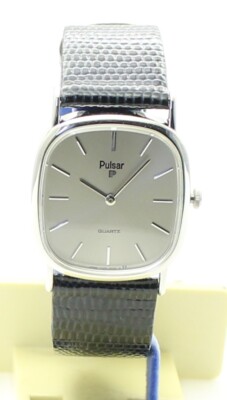 SELTENE VINTAGE PULSAR Quarz Kleid UHR Y100-5309 PNM077JS Japan - Brandneu Neu aus altem Lagerbestand