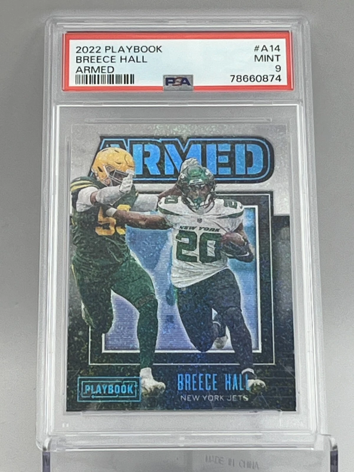 Breece Hall Panini Playbook Armed #A14 Base