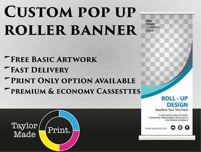 Roller Banner Pop Up Display Ständer - Pop / Pull / Roll Up Schild Ausstellung Show