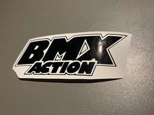 Old School Bmx Action Bike Sticker Bmx Decal Bmx Race Plate