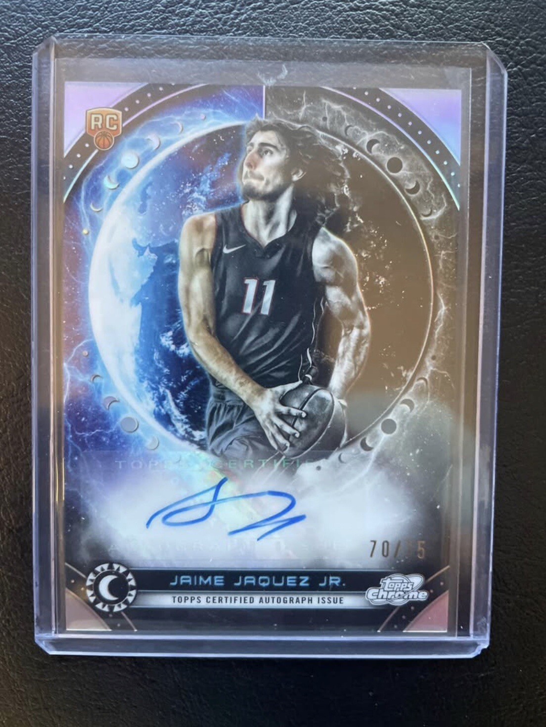 2023-24 Topps Cosmic Chrome Jaime Jaquez Jr. Equinox Auto /75 Heat