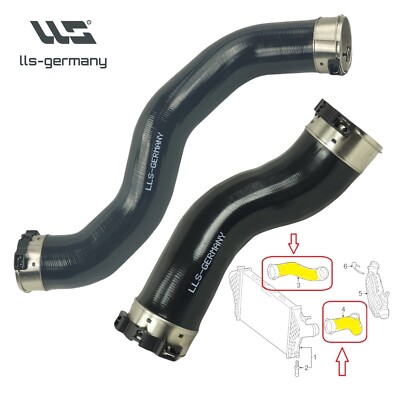 2x Turboschlauch Ladeluftschlauch für MERCEDES GLE SUV 250 d 4-matic A1665280482
