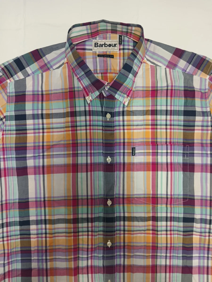 Barbour madras shirt sale