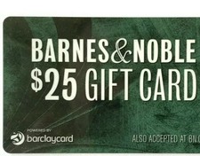 25 00 Barnes Noble Gift Card Merchandise Credit Balance 25 00