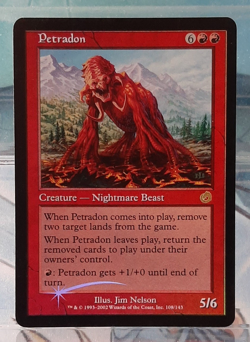 Magic Vintage - Petradon - Rare/Foil/Creature, Nightmare - Torment - EN/NM