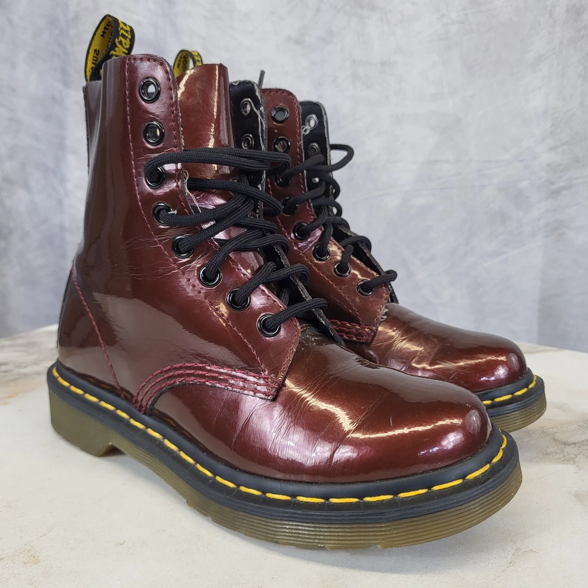 Dr. Martens Pascal Red Boots for Women for sale - eBay