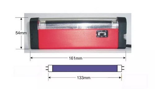 1PC 4W Portable 365nm 254nm 185nm UVC Tube Detect Fluorescence Stamps Flashlight - Picture 14 of 20
