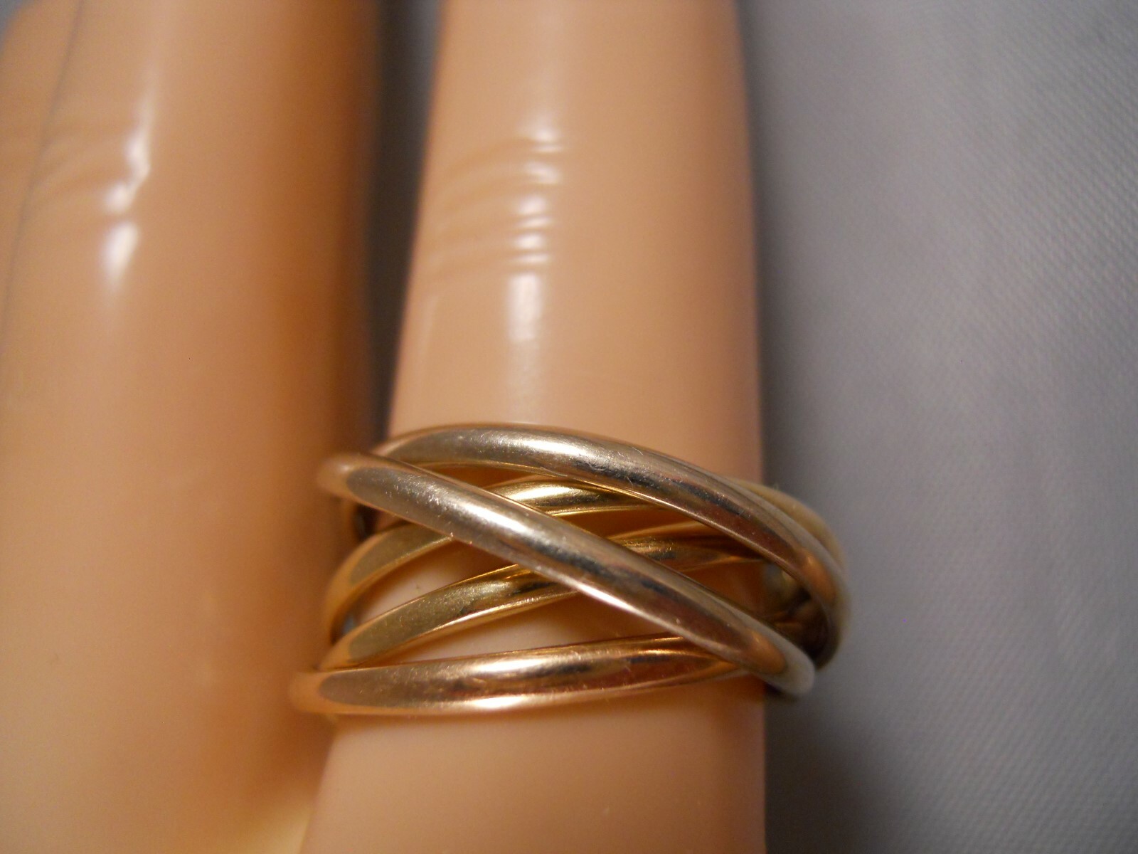 UNOAERRE 18K YELLOW GOLD ROSE GOLD WHITE GOLD 5 E… - image 5