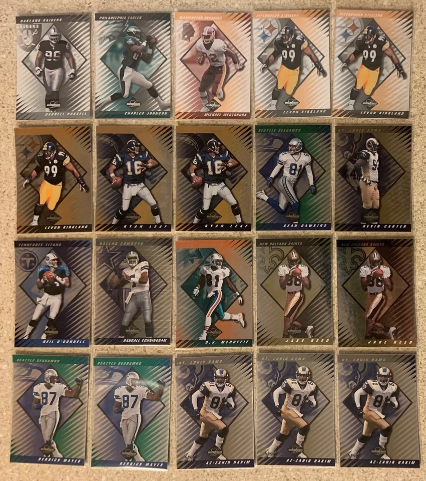 2000 Leaf Limited Football Base - Veterans and Rookies - Pick from list - Image 3 of 4