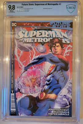 FUTURE STATE SUPERMAN OF METROPOLIS #1 CGC 9.8 Key Apps: Braincells/Honest Mary