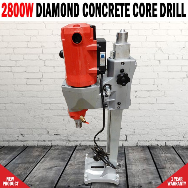 Large 3200w Diamond Concrete Core Drill Machine Vertical Stand Press