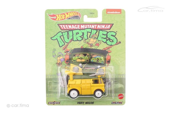 Turtles Party Wagon Retro Entertainment Premium Hot Wheels 1:64 DMC55-GJR50-image