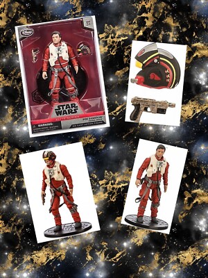 DISNEY Star Wars Die Cast Poe Dameron Elite Series Helmet Taser Gift